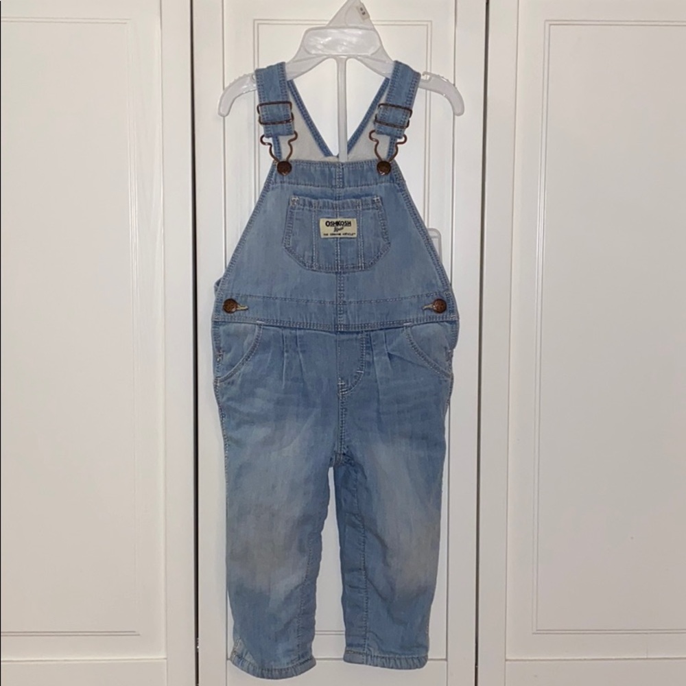 OshKosh B’Gosh Fleece Lined Jean Overalls